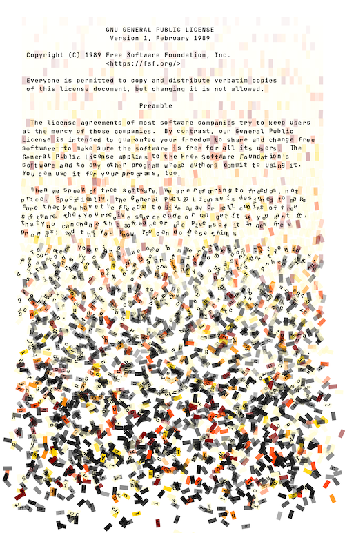 GPL v1.0 appears to be burning, inspired be 